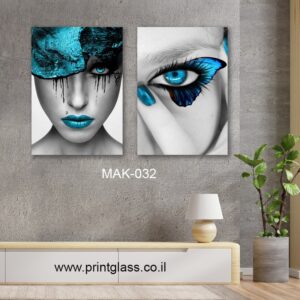 תמונת קנבס איפור