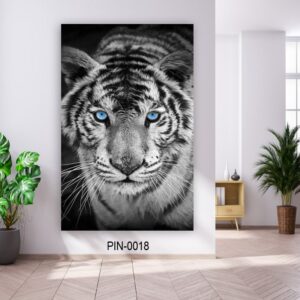 תמונת קנבס של נמר לחדר שינה