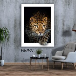 תמונה על זכוכית - נמר סקרן