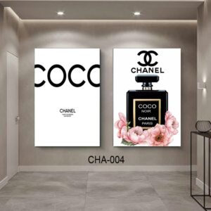 זוג תמונות קנבס לחדר השינה של קוקו שאנל