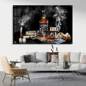 תמונה לסלון של סטיילגנגסטר עם וויסקי וסיגר