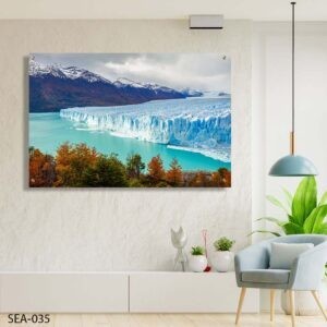 תמונה לסלון של נוף קרחון כחולוהרים מו של גים