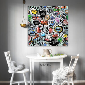 תמונת זכוכית לפינת אוכל- SHU-140