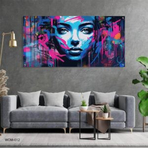 תמונת זכוכית לסלון - WOM-012