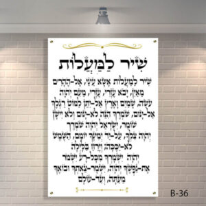 שלט לבית כנסת - B-36